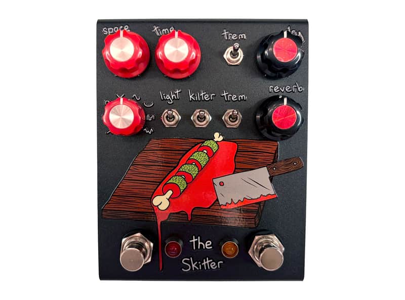 Champion Leccy The Skitter V3 Tremolo + Reverb Pedal (LTE) image 1