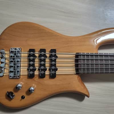 Warwick RockBass Streamer NT 5 String Electric Bass Guitar Natural image 1