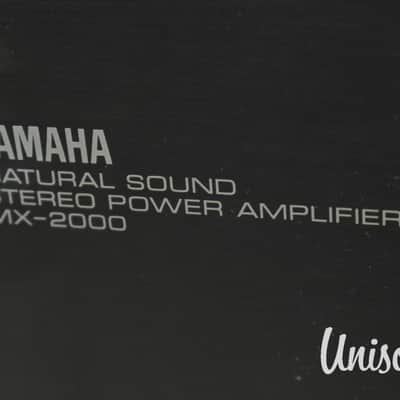 Yamaha MX-2000 Stereo Power Amplifier in Very Good Condition image 5
