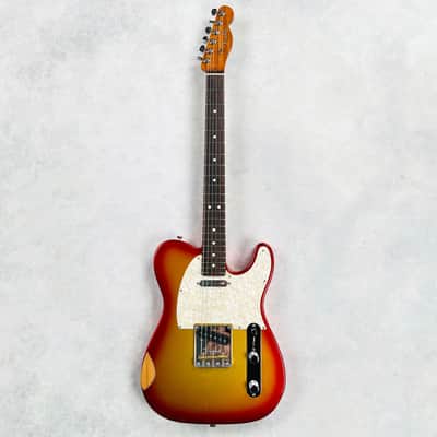 Fender Mod Shop Telecaster Rosewood Fingerboard Aged 2020 - Sunset Metallic image 2
