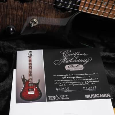 Music Man BFR JP-6 FM 2017 - Trans Black image 19