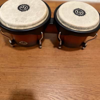 Latin Percussion LP601NY-VSB City Series Wood Bongos 2010s - Vintage Sunburst image 3