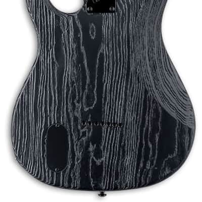 ESP LTD SN-1007HT Baritone 7 String Electric Guitar. Black Blast image 4