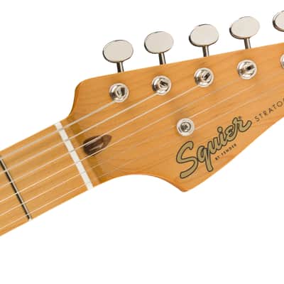 Mint Squier by Fender Classic Vibe 50s Stratocaster, Maple Fretboard, White Blonde image 5