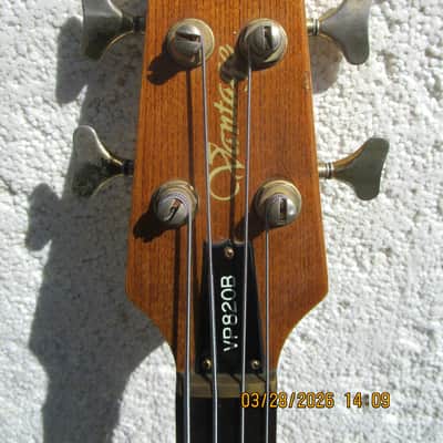 Vantage VP820B Bass Guitar, 1982, Japan, Matsumoku  Factory, Gig Bag image 2