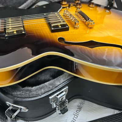 Epiphone DOT Deluxe 2006 Upgraded - Flame Maple Top Vintage Sunburst image 21