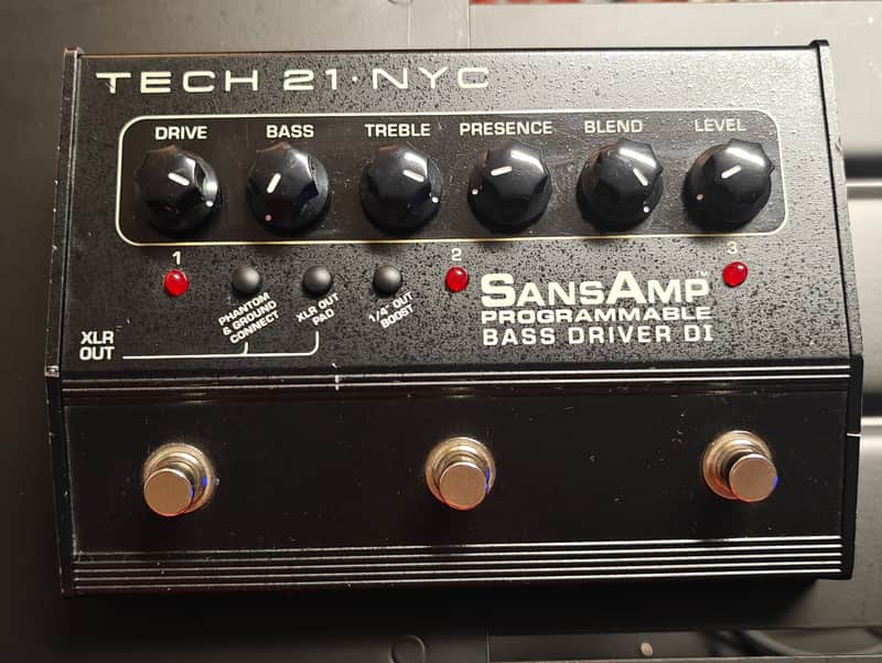 Tech 21 Sansamp Programmable Bass Driver