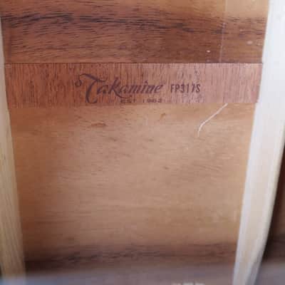 Takamine FP317S Parlor Acoustic Guitar 1999 image 4