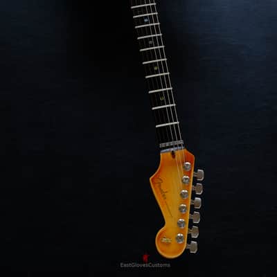 Fender Stratocaster American Deluxe Daphne Blue HSS Made in USA Relic Aged image 14