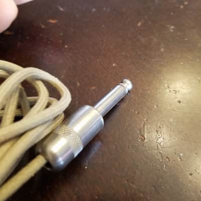 Shure RCA MI-12014-A CR harp mic with BAD 99R86 element 1953 - hammered grey paint image 8