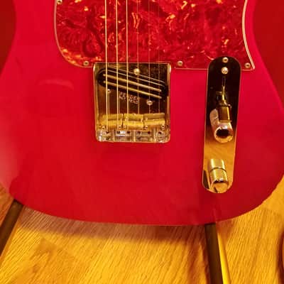 G&L Asat Classic - Red Translucent Electric Guitar with JBE Danny Gatton Pickups-G&L Locking Tuners image 12
