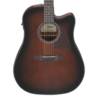 Used Ibanez AAD51CE Acoustic-Electric Guitar - Dark Violin Sunburst High Gloss image 1