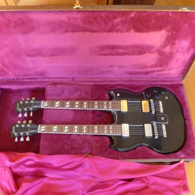 From the personal collection of Ben Harper: Gibson Custom Double Neck 6/6 1999 - Black image 8