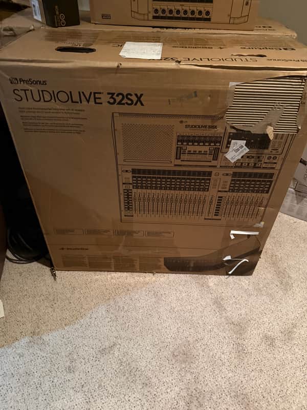 PreSonus StudioLive 32SX Compact 32-Channel Digital Mixer and USB Audio Interface 2019 - Present - Black / Silver image 1
