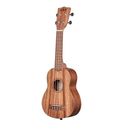Kala KA-TEAK-S Teak Soprano Ukulele, Nandu Fretboard, Natural Satin image 2