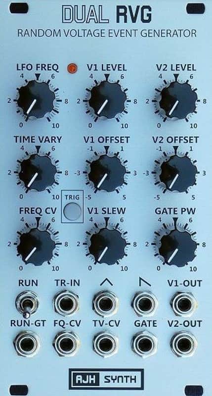 AJH SYNTH DUAL RVG RANDOM VOLTAGE EVENT GENERATOR SILVER : BRAND NEW :  [DETROIT MODULAR] image 1