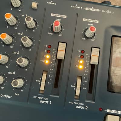 TASCAM Porta 02 mkII Ministudio 4-Track Cassette Recorder 2000s - Blue image 10