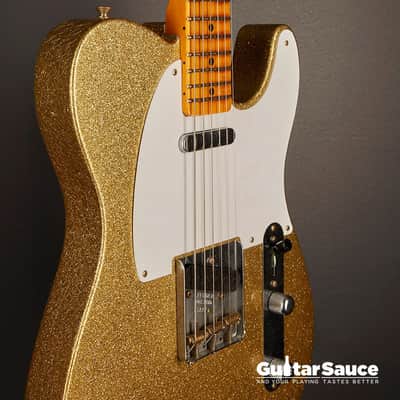 Fender Custom Shop ’52 Telecaster Journeyman Aged Gold Sparkle 2023 Used (Cod.1339UG) image 8