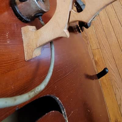 Vintage Framus (Germany) 3/4 Upright Double String Bass w/vintage Ampeg Pickup image 5