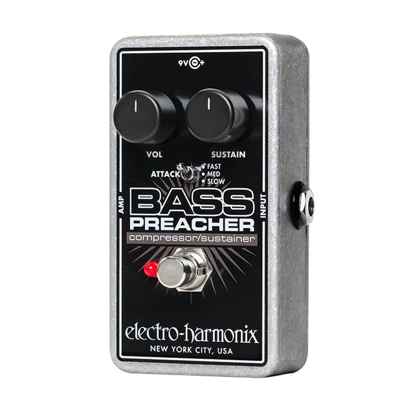 Electro-Harmonix Bass Preacher  Bass Compressor/Sustainer Pedal image 1