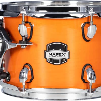 Mapex Mars Maple Glossy Amber Rock Drums 5pc Shell Pack 22/10/12/16/14 | NEW Authorized Dealer image 4