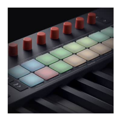 Novation FLkey 61 MK2 FL Studio MIDI Keyboard Controller with Semi-weighted Keys image 9