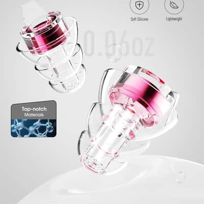 Concert Ear Plugs, 2Pairs Reusable high Fidelity Musician Ear Plugs for Concerts Loud Music-Noise Reduction Ear Protection earplugs for Rave,Festival,Music,Tinnitus Relief image 3