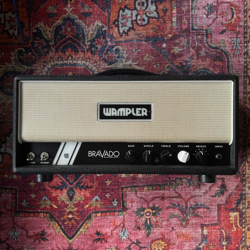 Wampler Bravado 40-Watt Hand-Wired Guitar Amp Head 2010s - Black / White image 1