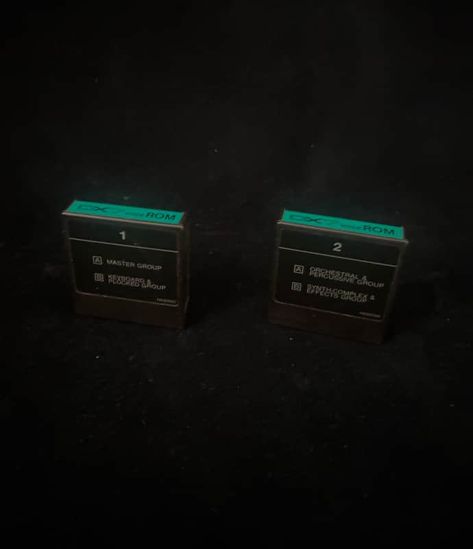 Yamaha DX7 Data ROM Cartridge 1 and 2 | Reverb
