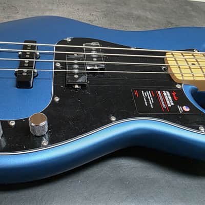 Fender American Precision PJ Bass BRAND NEW Lake Placid Satin Matte Blue Performer Precision Jazz PJ 4-String USA Bass Guitar image 22