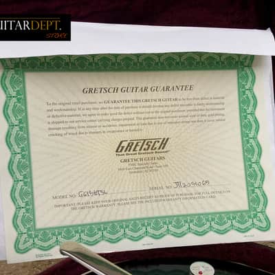♚AMAZING♚RARE♚ 2012 GRETSCH G-6136 SILVER FALCON ♚ Real Mother Pearl ! ♚ FULL 2.75" Depth! image 10