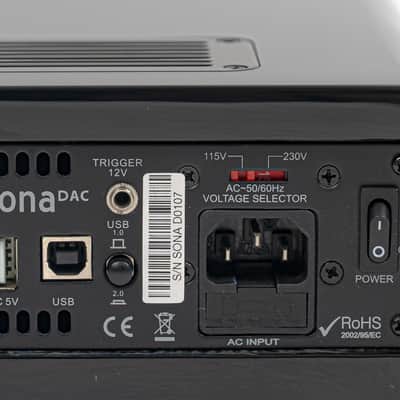 Peachtree Audio sonaDAC DAC, Preamp, Headphone Amp with Remote Control image 5
