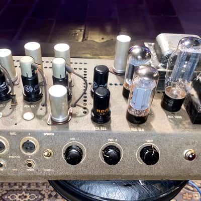 RCA MI-12224 Guitar PA Tube Amplifier 1940s in Grey image 3