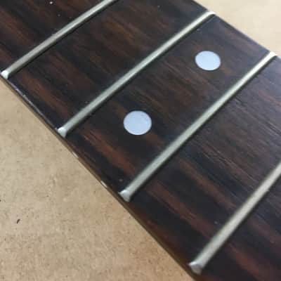 Vintage Electric Guitar Rock Light Flame Maple Neck Bone Nut Satin Relic 12” Radius Rosewood Fretboard image 5