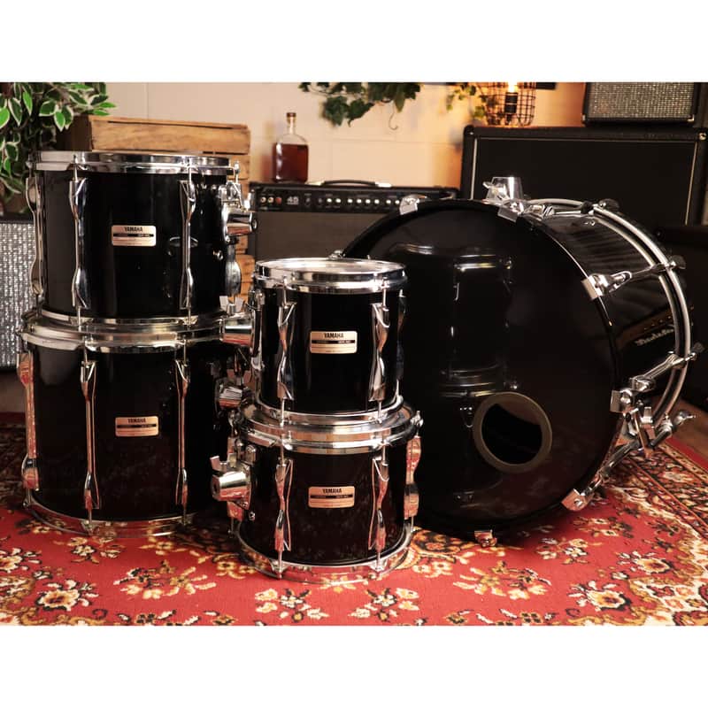 Yamaha Recording Custom 9000 Shell Pack in Black 1995 image 1