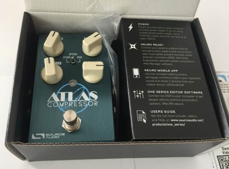 Source Audio Atlas Compressor Pedal w/ Original box & paperwork image 1