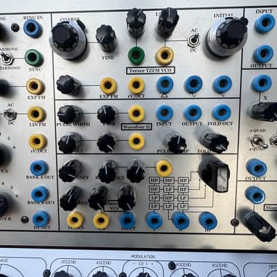 Stroh Rare Prototype Analog FM/PM panel + Ian Fritz/UglySound Timbre Tantrum 2017 4U/Serge image 6