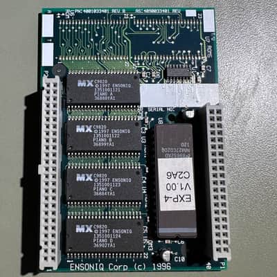 ENSONIQ EXP-4 WILLIAM COAKLEY THE PERFECT PIANO EXPANSION FOR ASR X/PRO MR-61/76 ZR MR-RACK