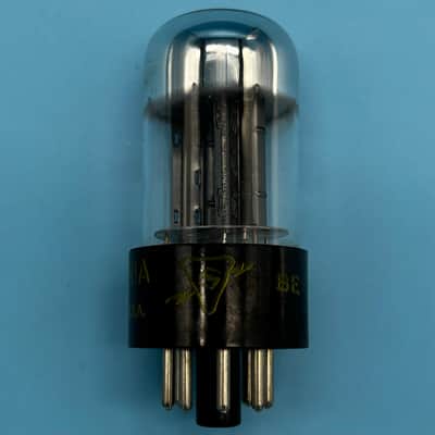 1950s Sylvania 6SN7GTB Vintage Chrome Top Black Plate Preamp Tube! T296 image 2