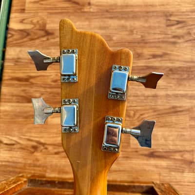 Vintage Univox Custom Coily 330 Style Short Scale Bass Sunburst MIJ image 9