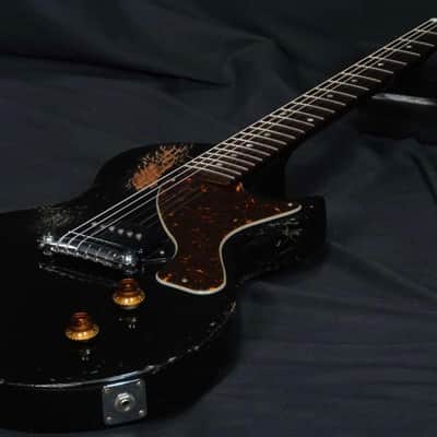 GIBSON USA Artist Collection Billie Joe Armstrong Les Paul Junior Gloss -2010- Ebony [100283] (08/18) image 4
