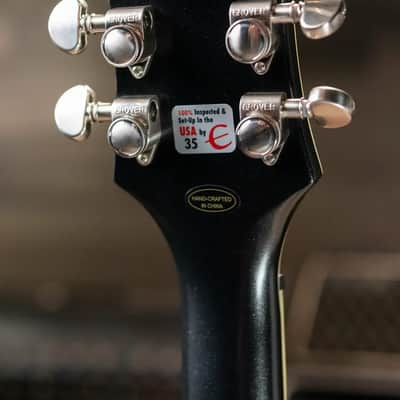 Epiphone Les Paul Prophecy Electric Guitar - Aged Jet Black Metallic with Gig Bag image 6