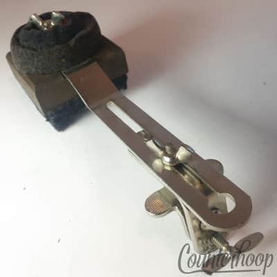 *Ludwig Clamp-On Bass Drum Hoop Slider Mount+Cymbal Felt Wood Holder Vintage 30s image 1