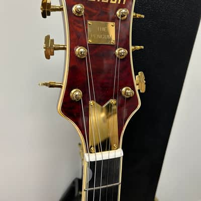 Gretsch G6134TGQM-59 Limited Edition Semi Hollowbody Quilt Classic Penguin with Bigsby - Forge Glow image 3