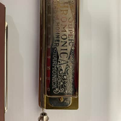 Hohner Vintage M. Hohner The "Chromonica" Chromatic Harmonica 260 w/Case NEW OLD STOCK image 9
