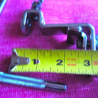Ludwig Cowbell Bass Drum Hoop Bracket Clamp Mount - Vintage image 7
