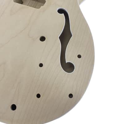 335 Style Electric Guitar Semi Hollow Body, Maple image 5