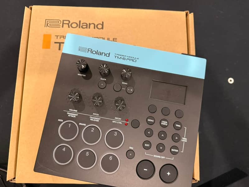 Roland TM-6 Pro Drum Trigger Module 2018 - 2020 - Black/Blue Bild 1