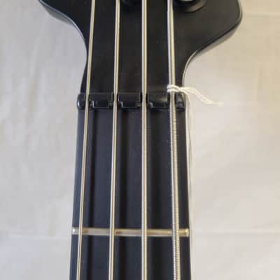 Ernie Ball Music Man Stingray 2017 - Stealth Black / Custom Jason Voorhees Paintjob image 22