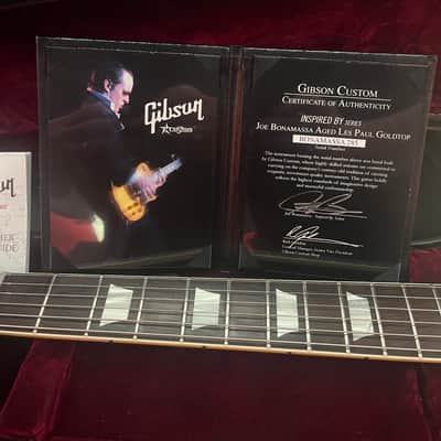 Gibson Joe Bonamassa aged 2008 Goldtop signed #285 with Historic Makeover RDS process image 11